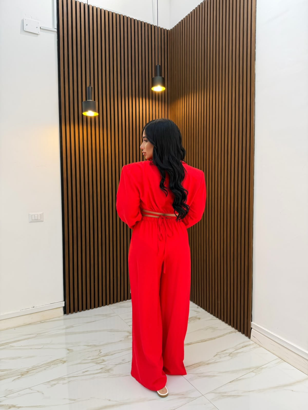 CORDINATO LUXURY ROSSO