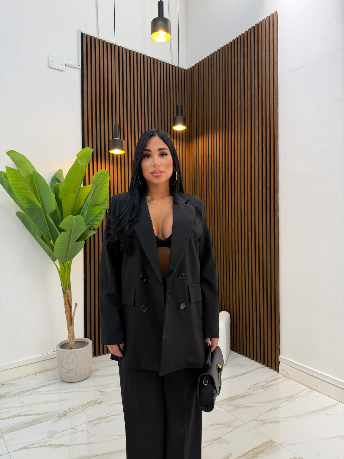 TAILLEUR DOPPIO PETTO NERO