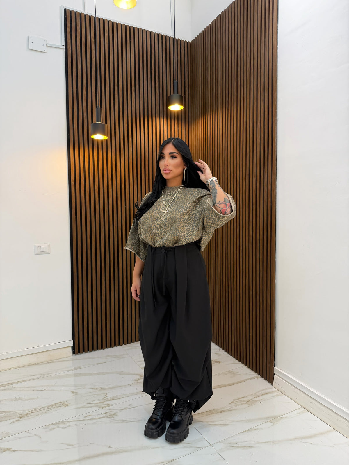 PANTALONE CLASSICO/SPORTIVO NERO