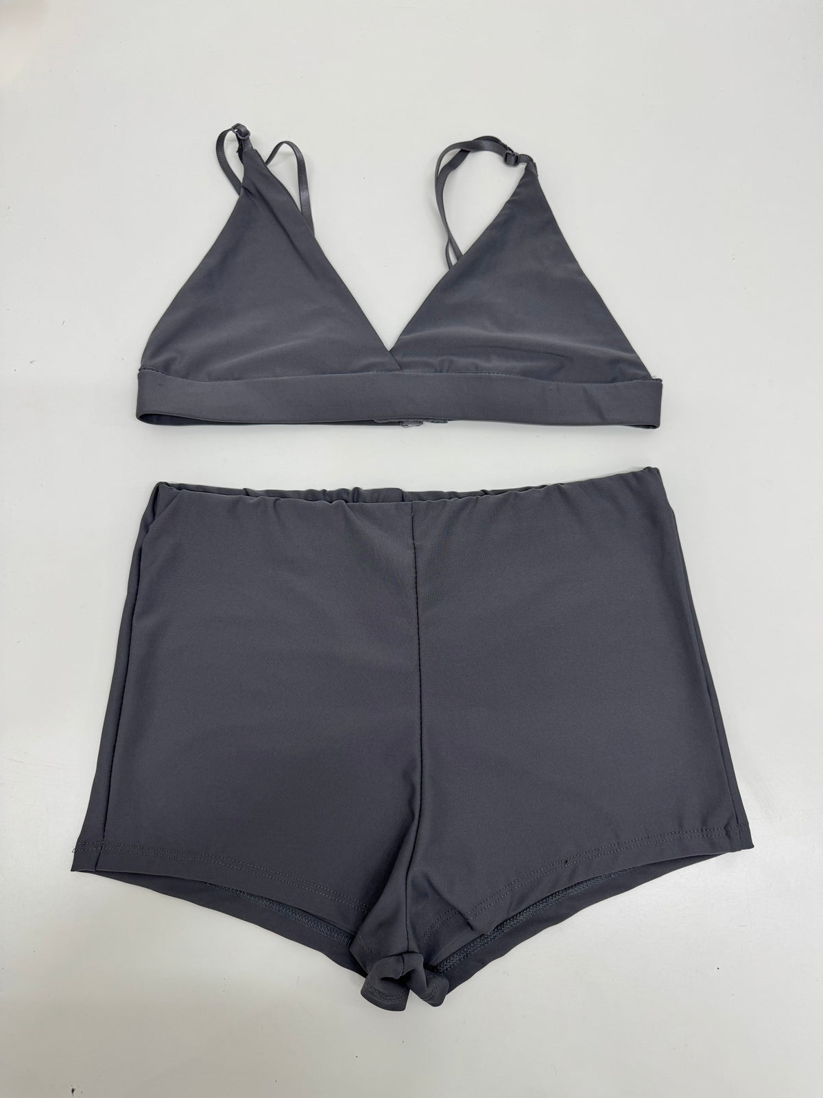 CULOTTE E TOP GRIGIO