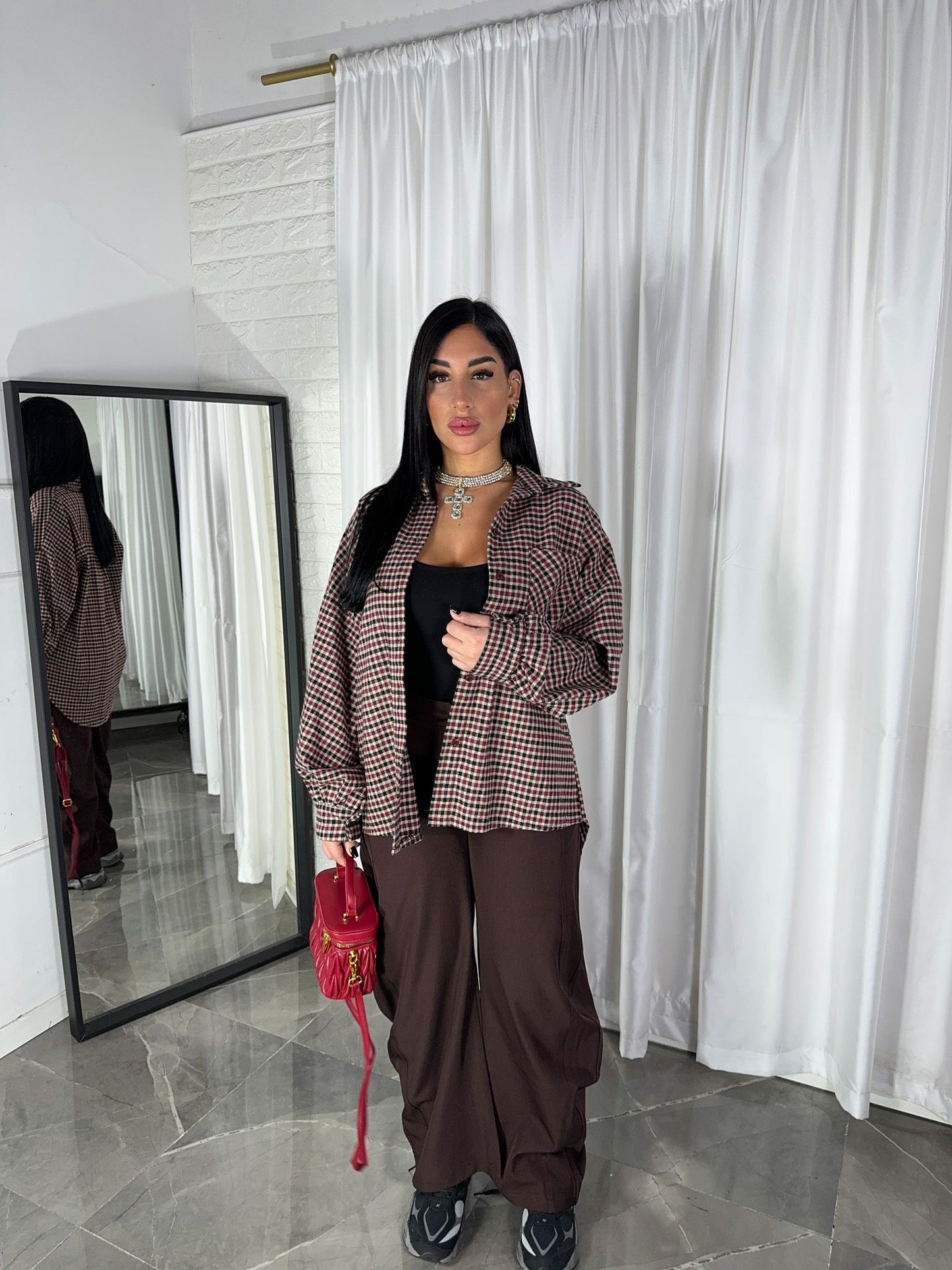 PANTALONE ONDA MARRONE