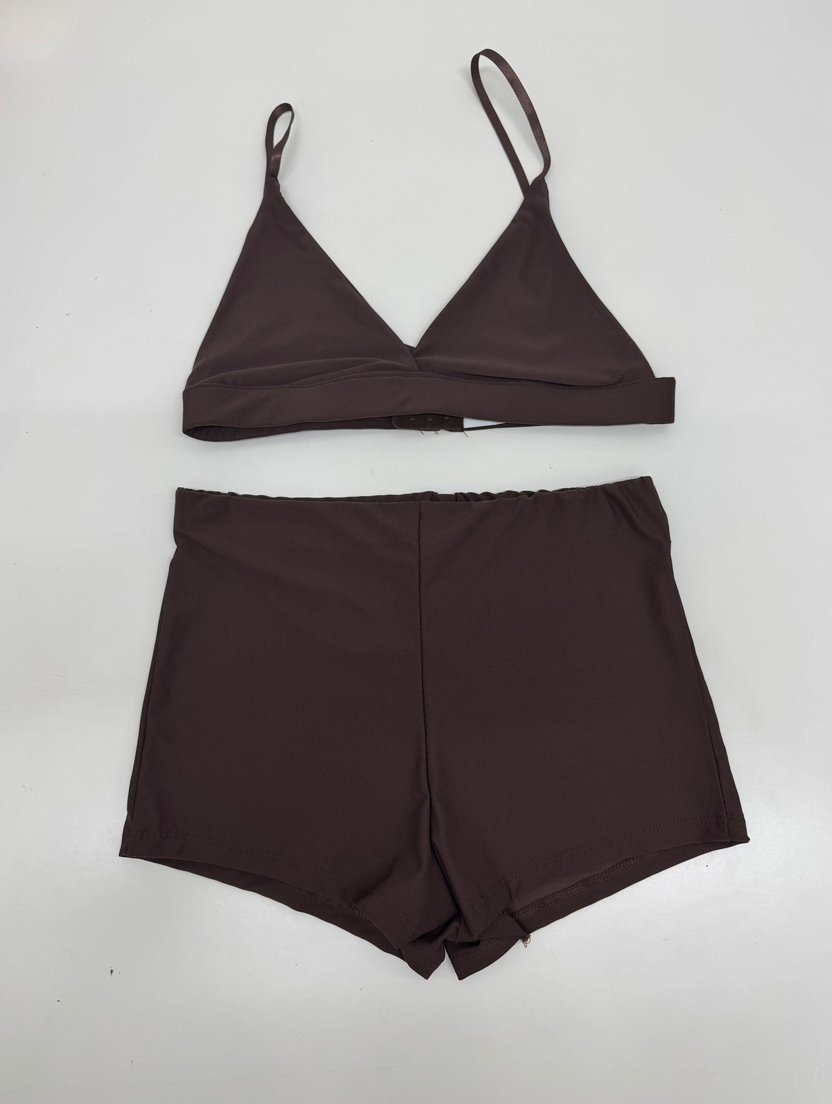 CULOTTE E TOP MARRONE