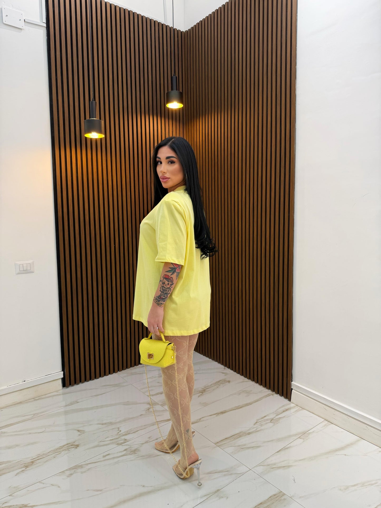 MAXI T-SHIRT GIALLO