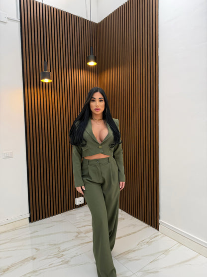 TAILLEUR DAFNE VERDE MILITARE