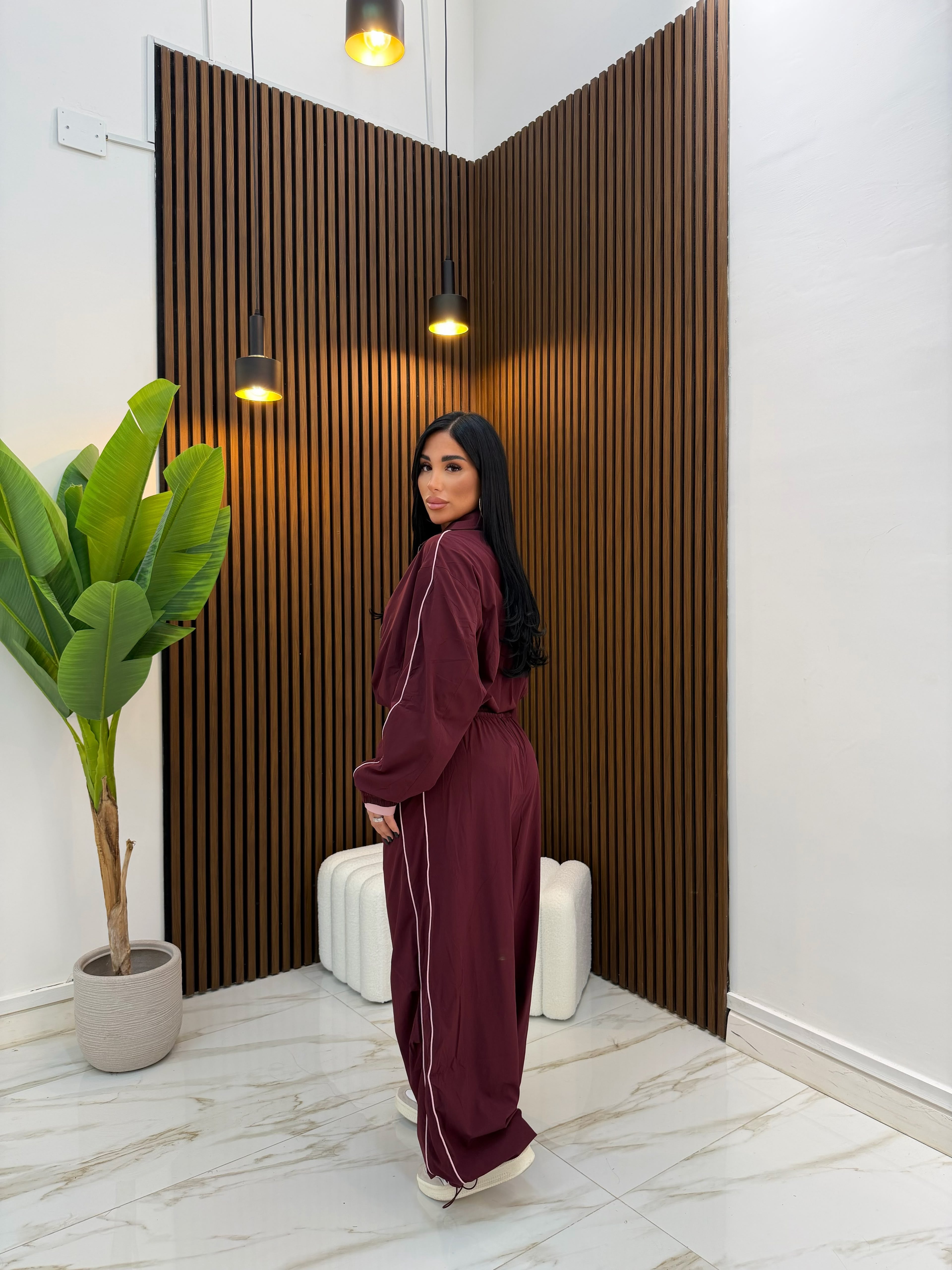 CORDINATO ACNE BORDEAUX