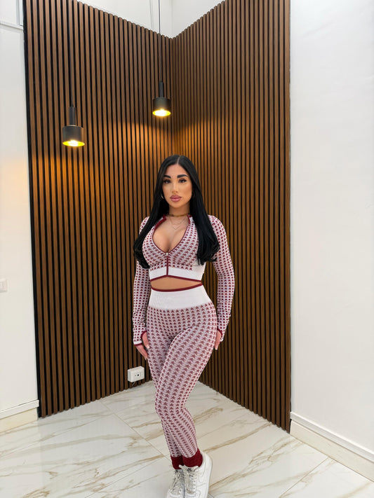 CORDINATO STAR BORDEAUX