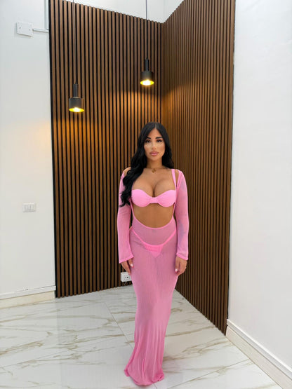 COSTUME SIRENA ROSA