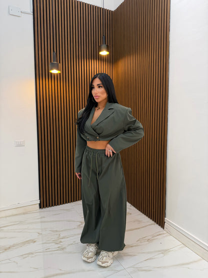 CORDINATO BIG VERDE MILITARE