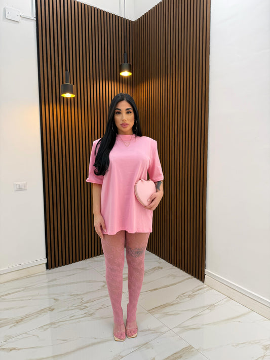 MAXI T-SHIRT PINK