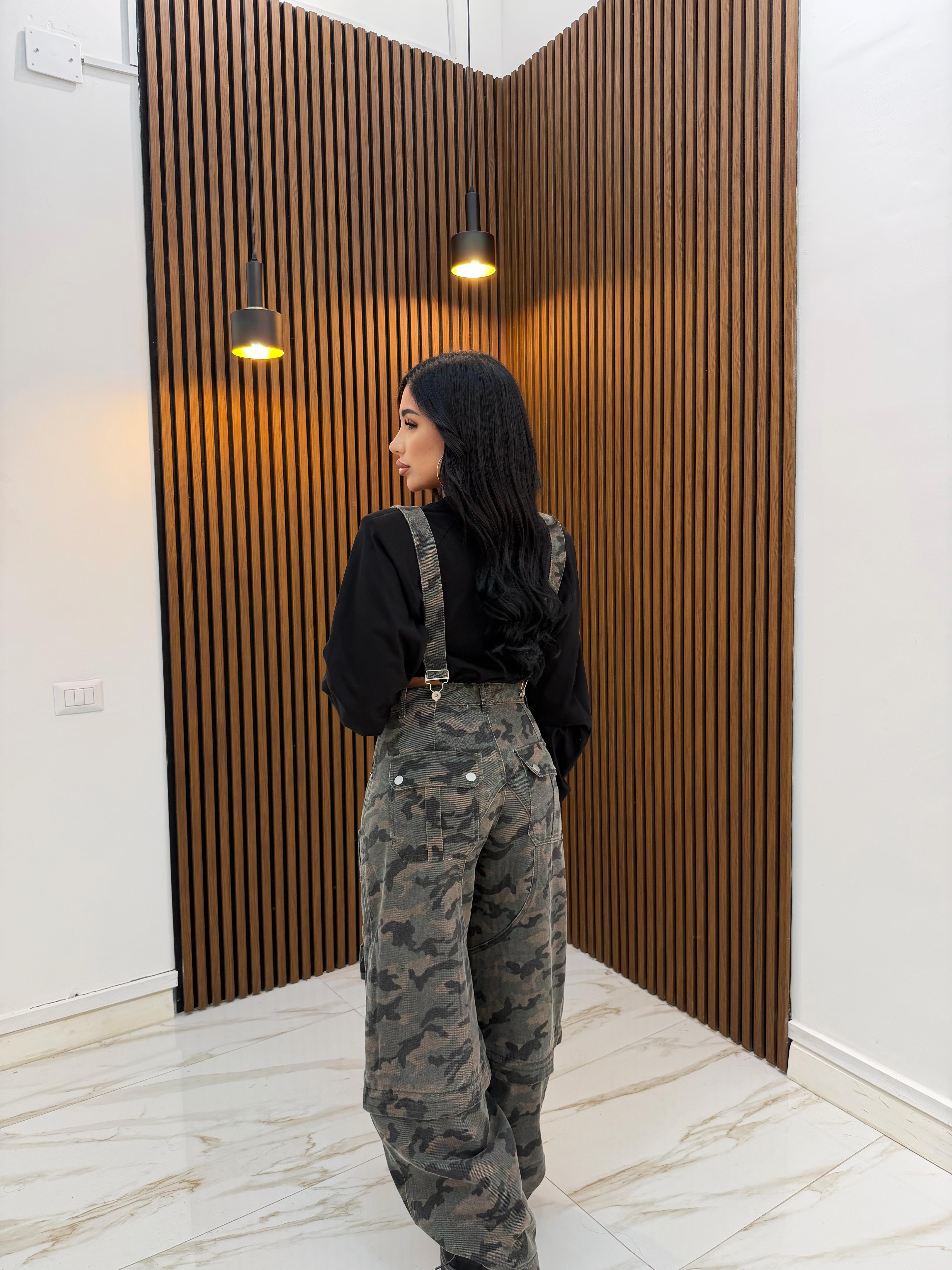 SALOPETTE 3 IN 1 MILITARE