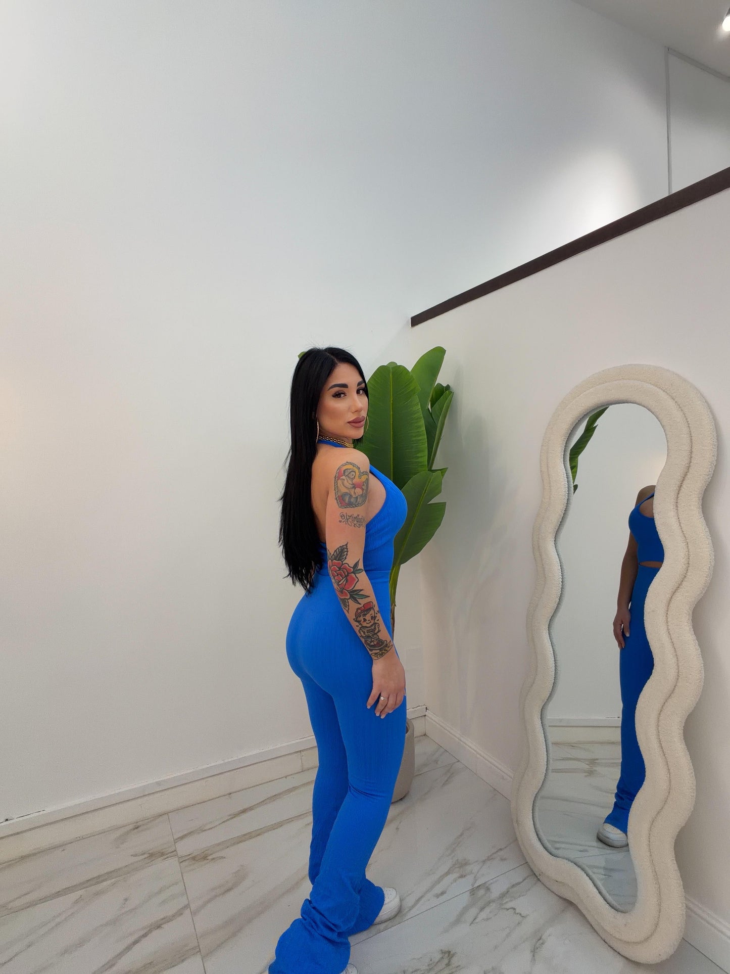 TRIS TRECCIA CELESTE