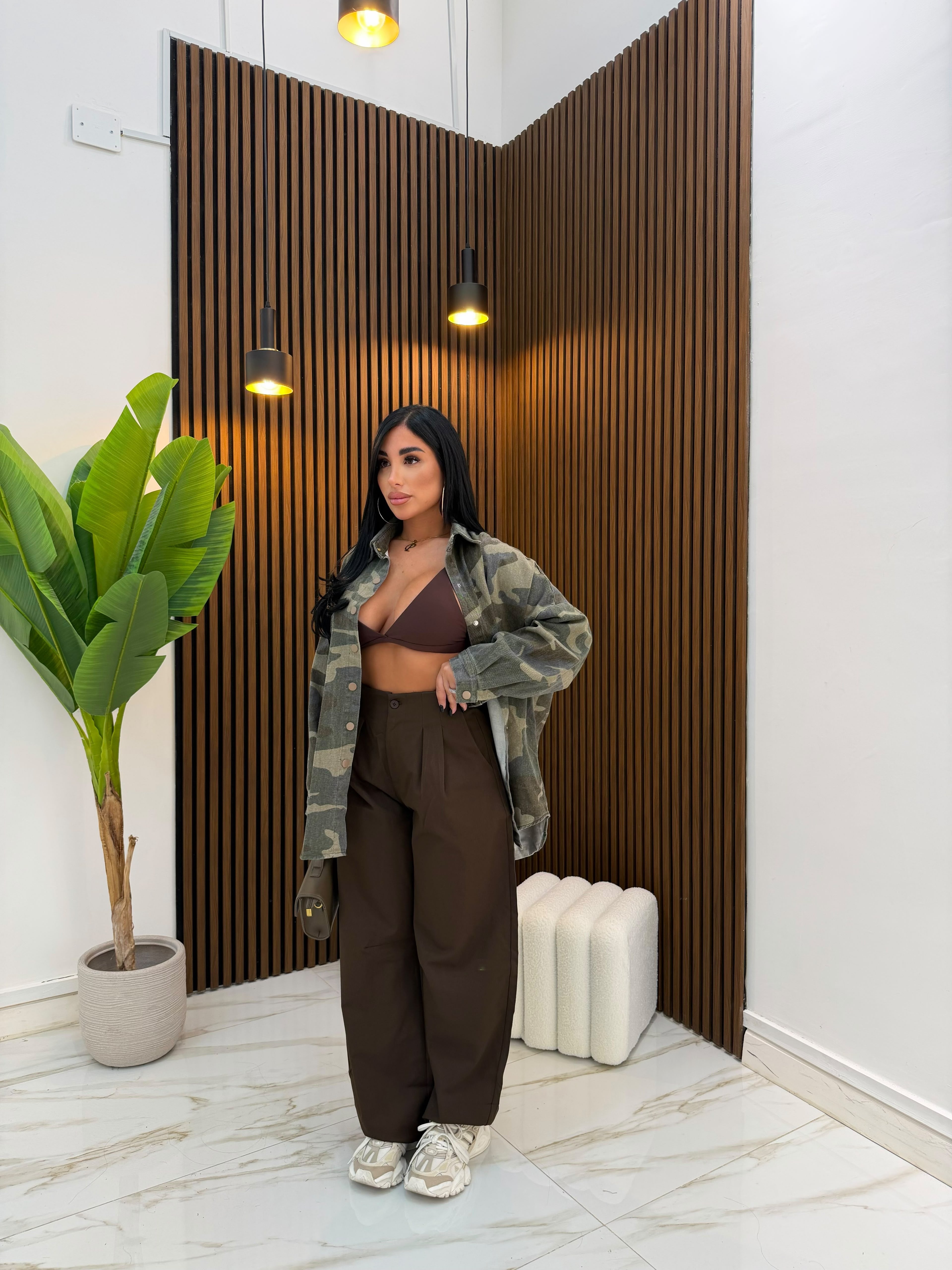 PANTALONE BEMA MARRONE