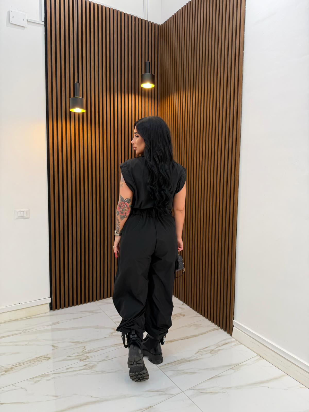 JUMPSUIT TECNO NERO