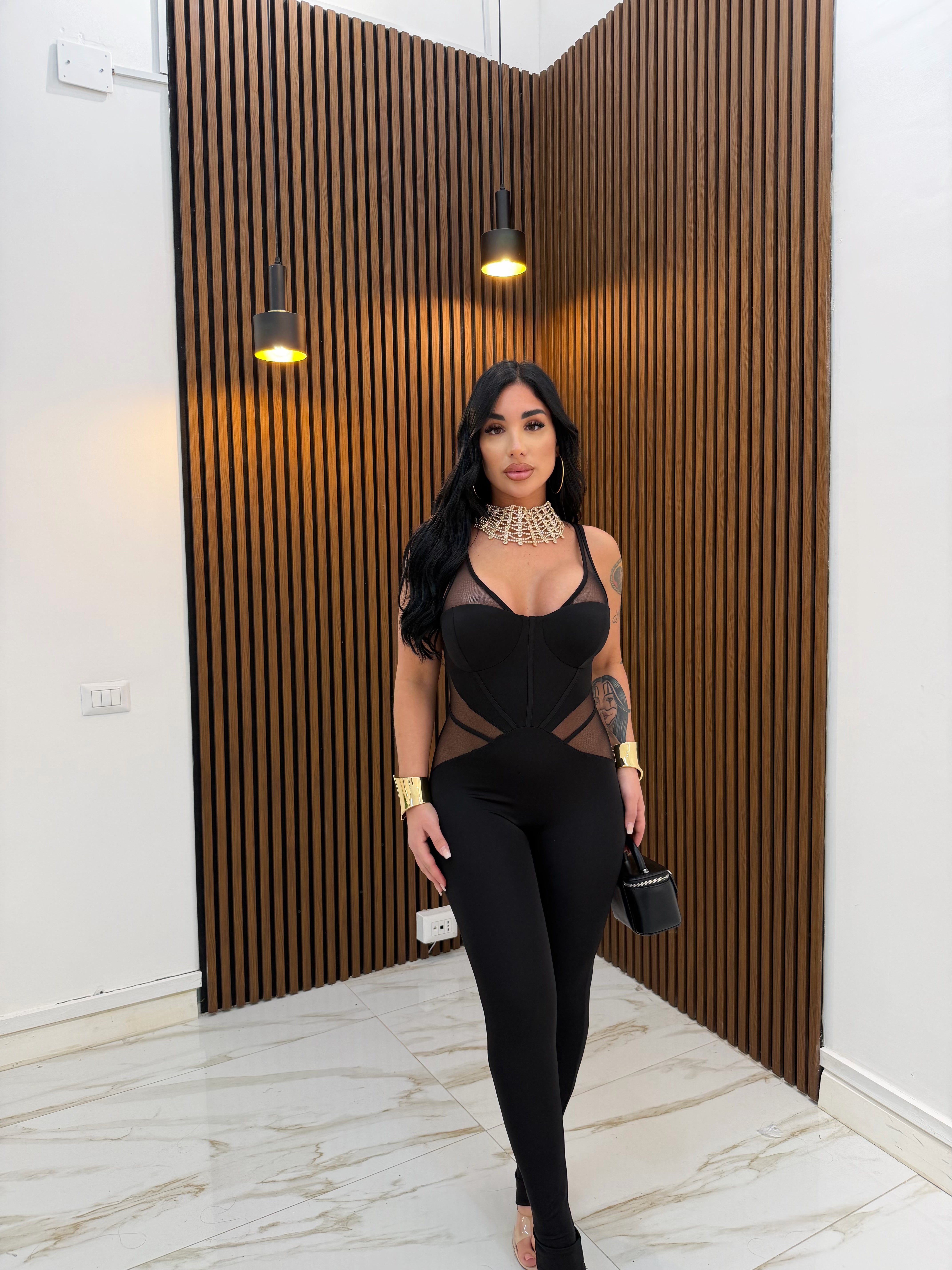 JUMPSUIT TRASPARENZE