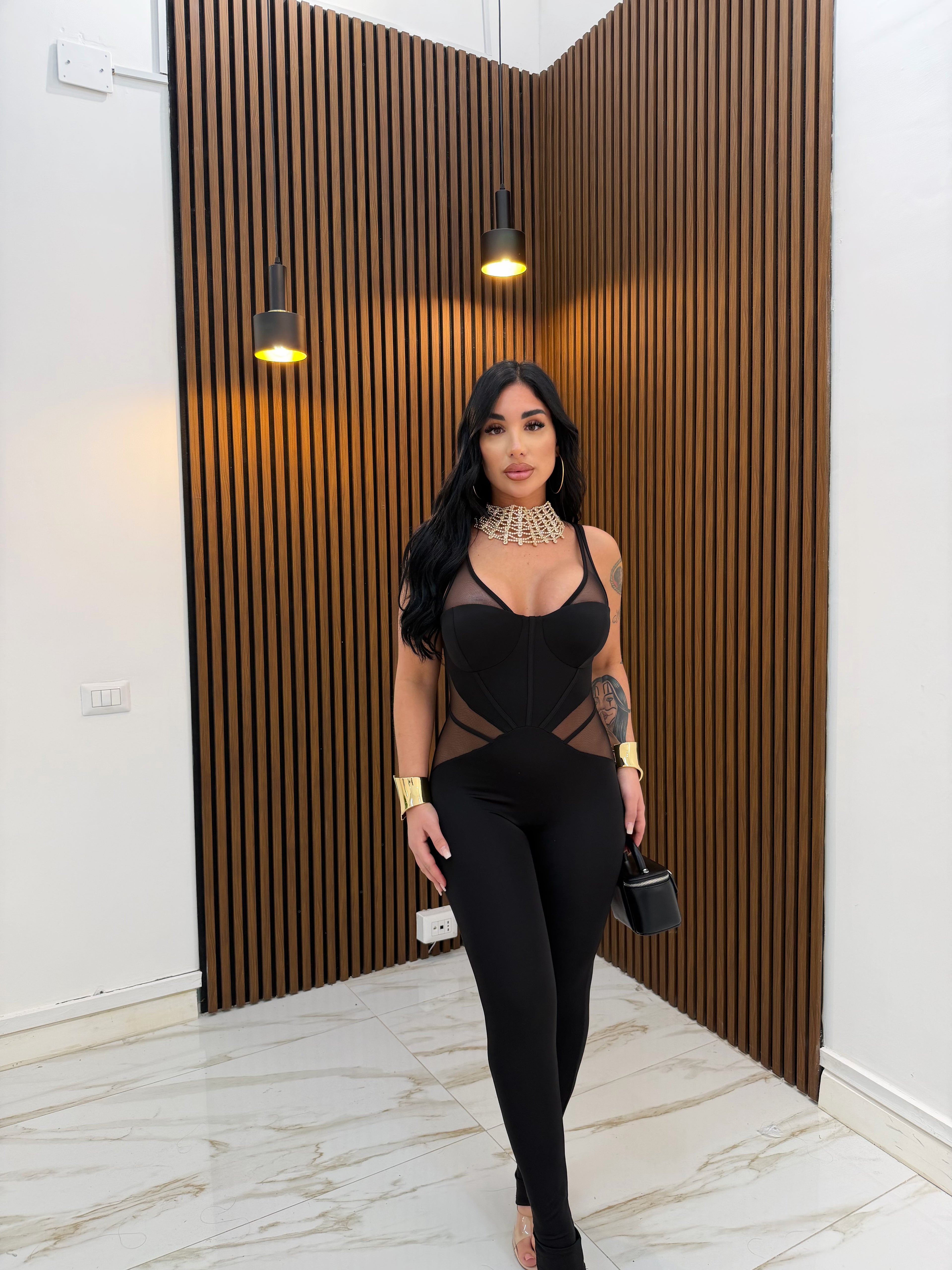 JUMPSUIT TRASPARENZE