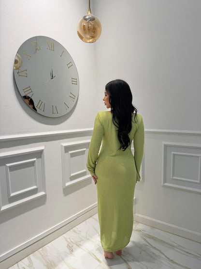 COPRICOSTUME IN LUREX VERDE