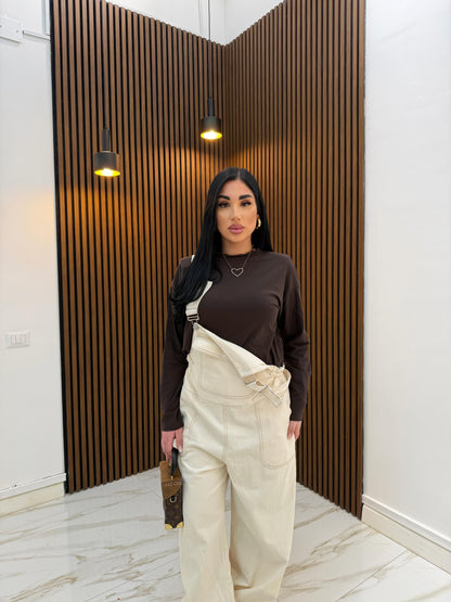 MAGLIA CLASSIC MARRONE