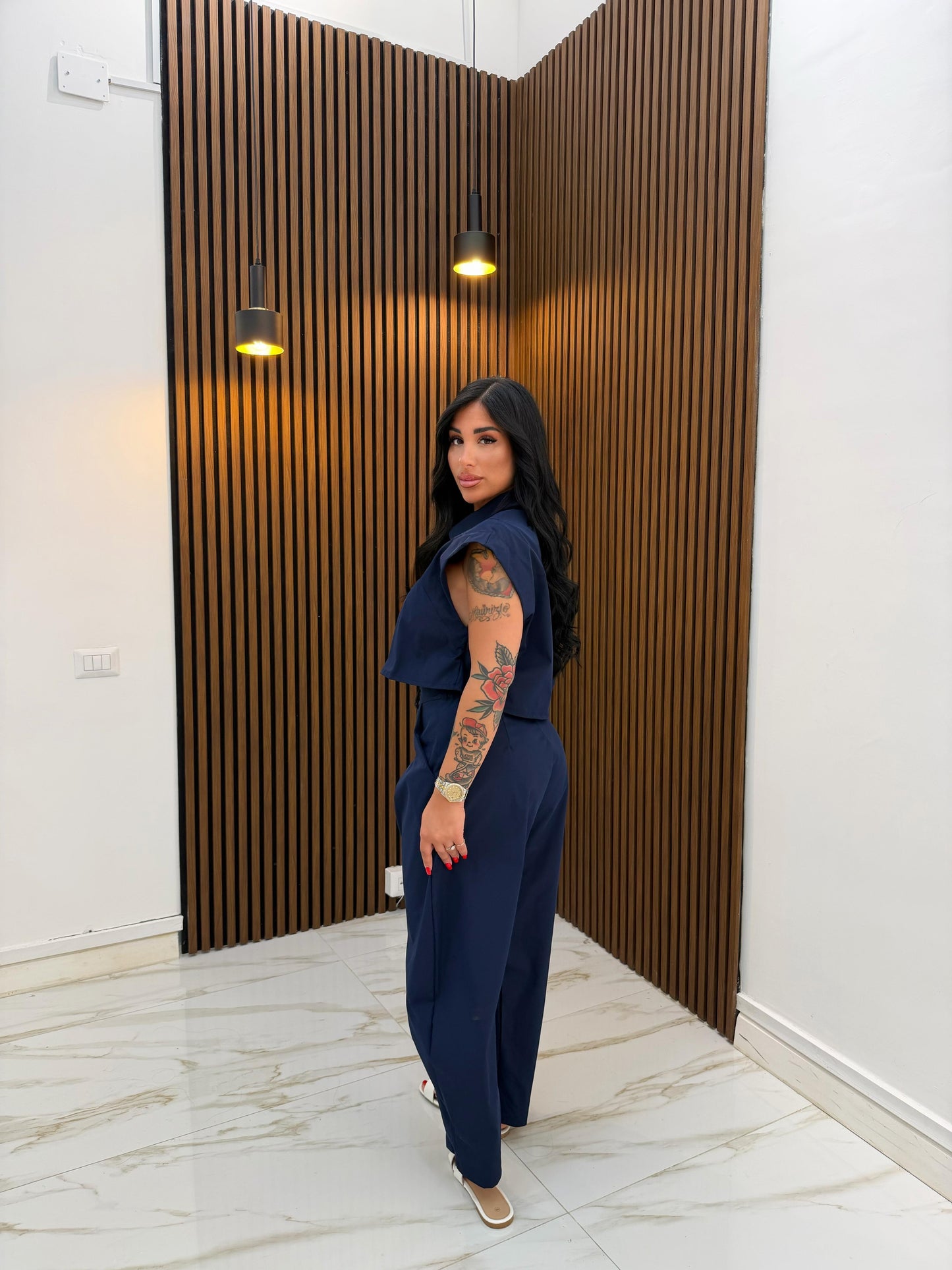CORDINATO CRIS BLU