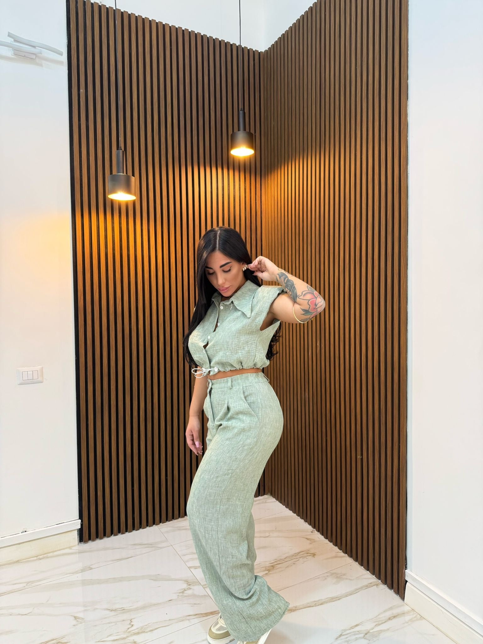 CORDINATO COMFY VERDE