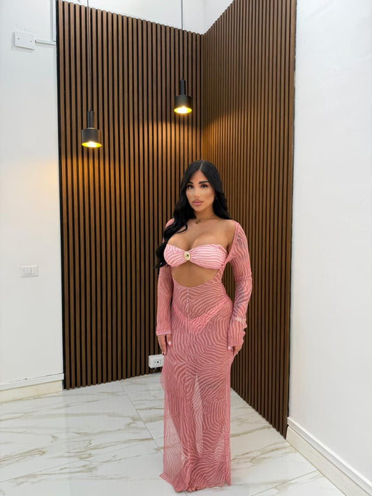 COSTUME LEOPARD ROSA