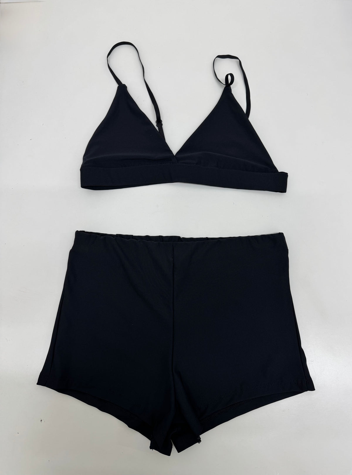 CULOTTE E TOP NERO