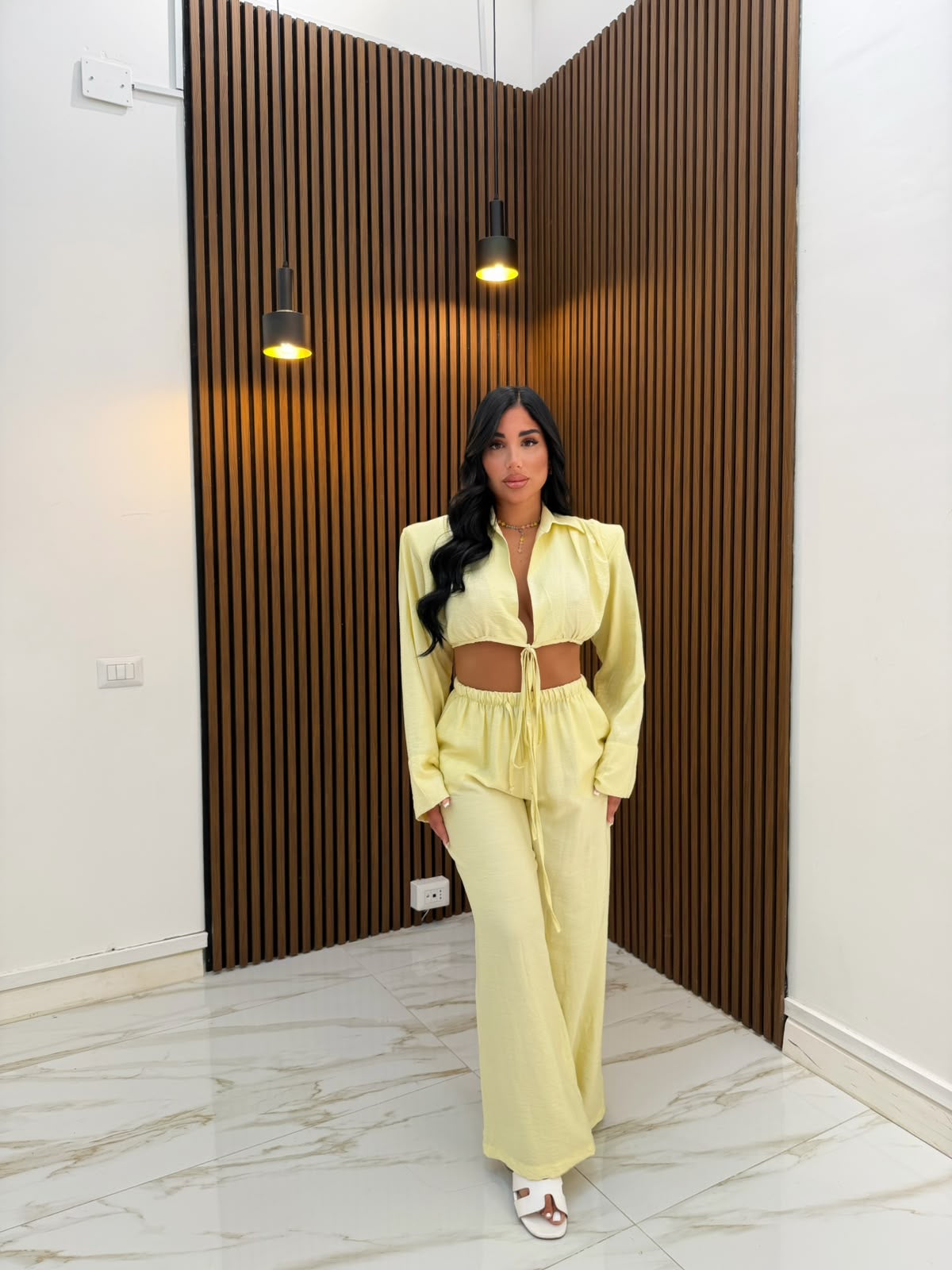 CORDINATO LUXURY GIALLO