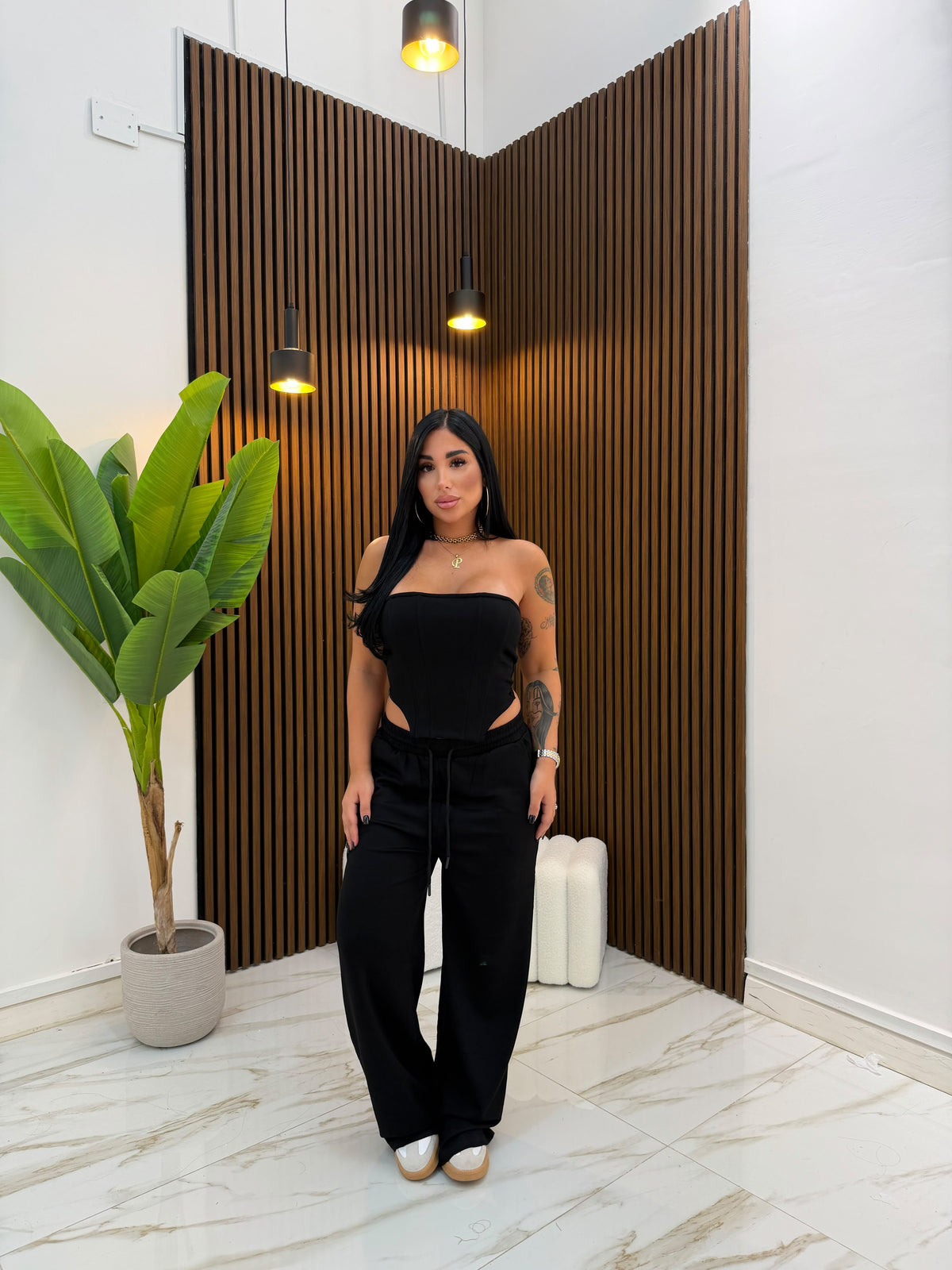 CORDINATO THREE PIECES NERO