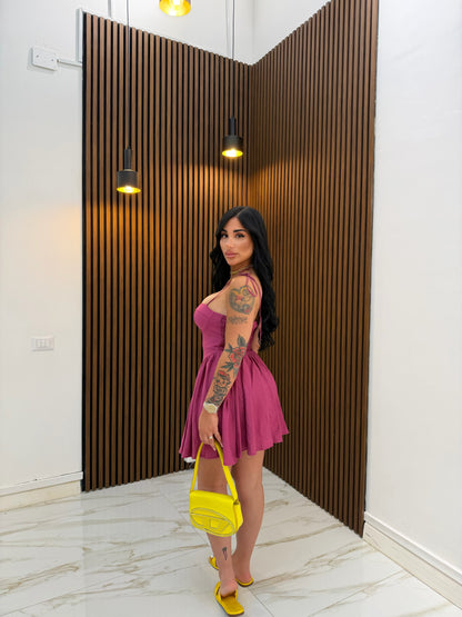 DRESS BAMBOLINA MAGENTA