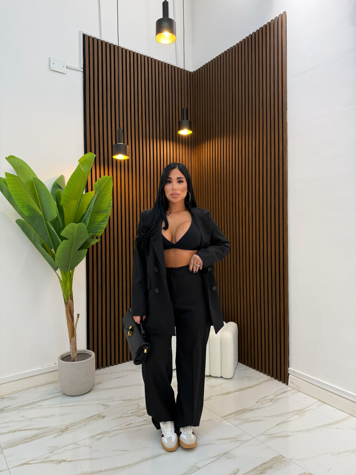 TAILLEUR DOPPIO PETTO NERO