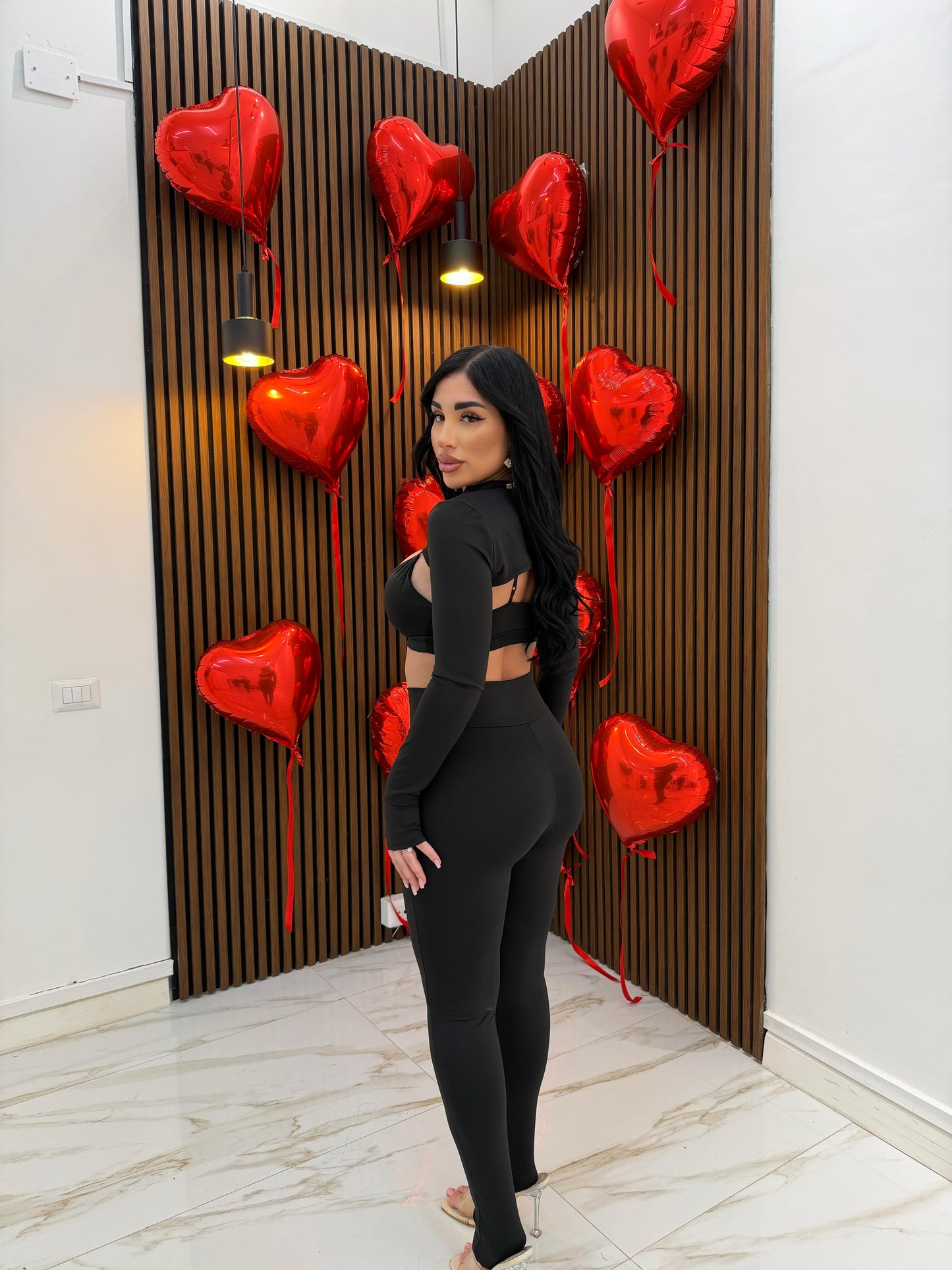 CORDINATO TRILLY NERO