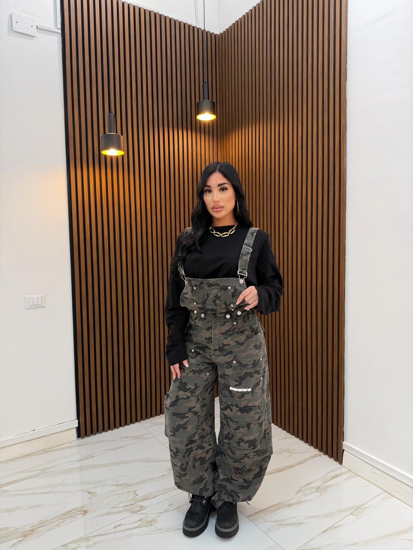SALOPETTE MILITARE 3x1