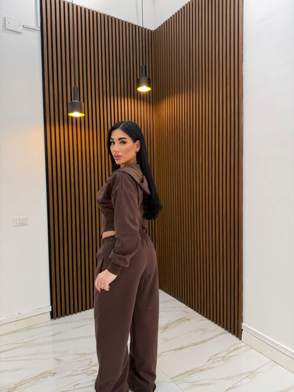 CORDINATO COCOS MARRONE