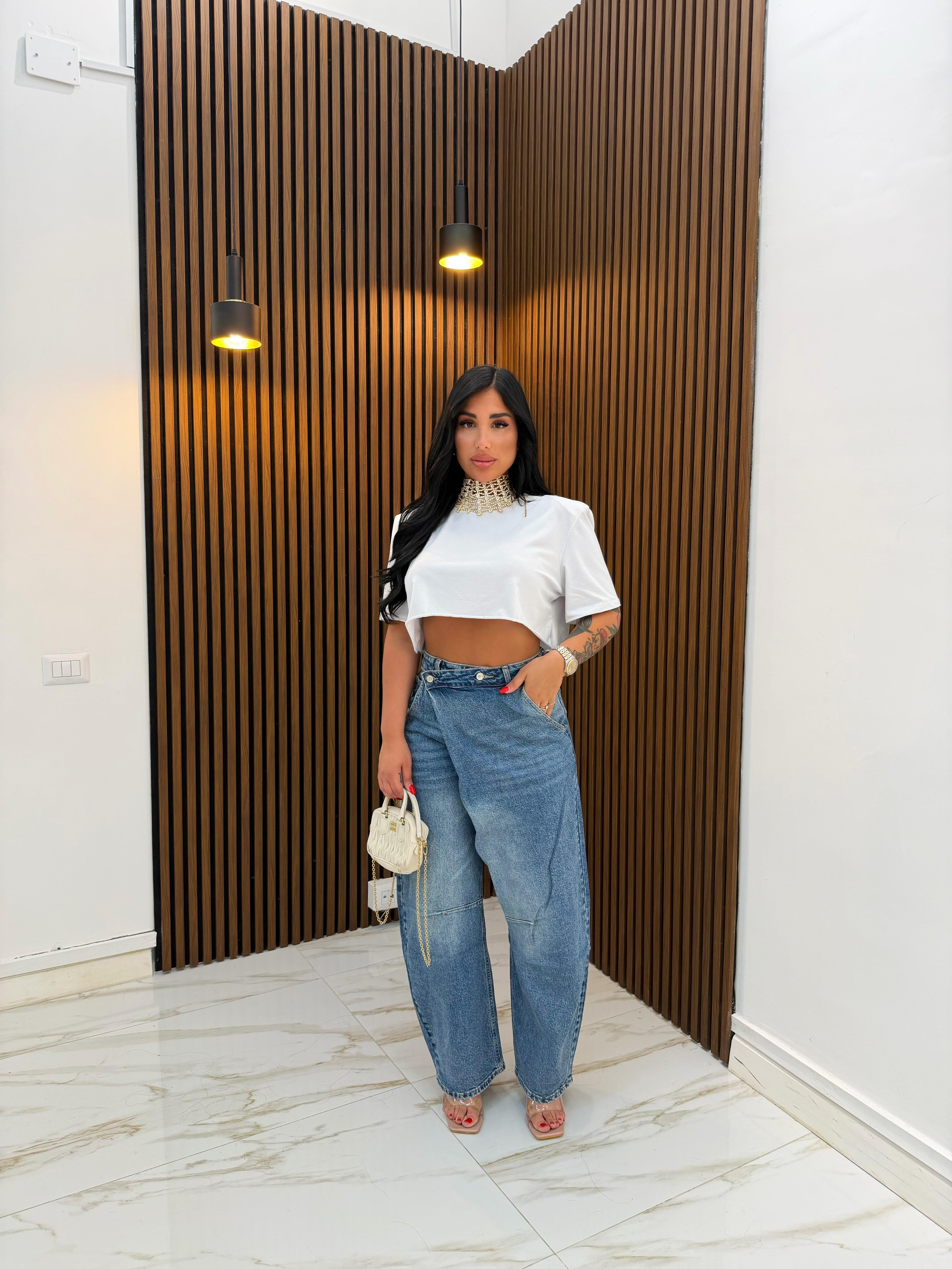 JEANS ASIMMETRICO
