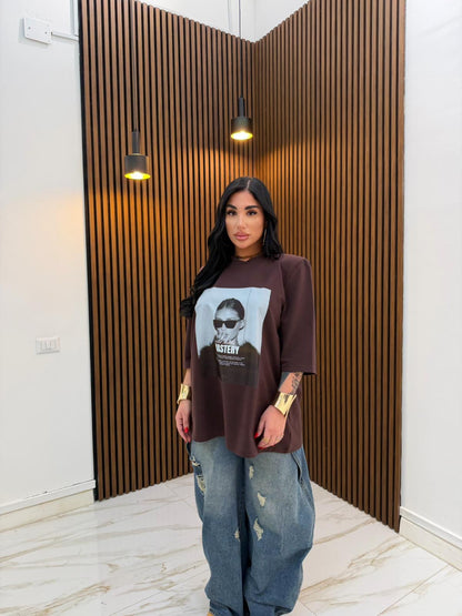 T-SHIRT MASTERY MARRONE