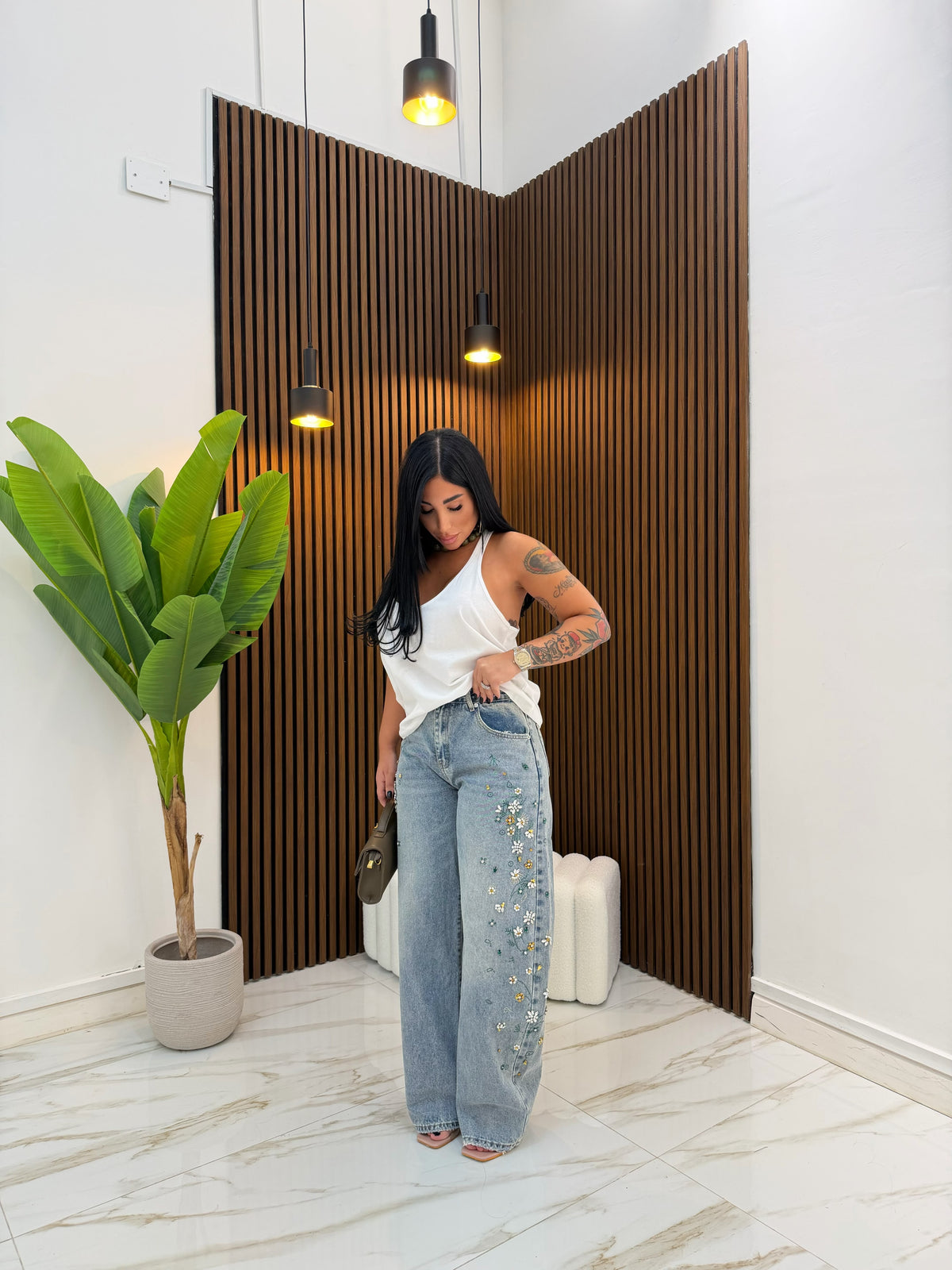 CANOTTA OVERSIZE BIANCA