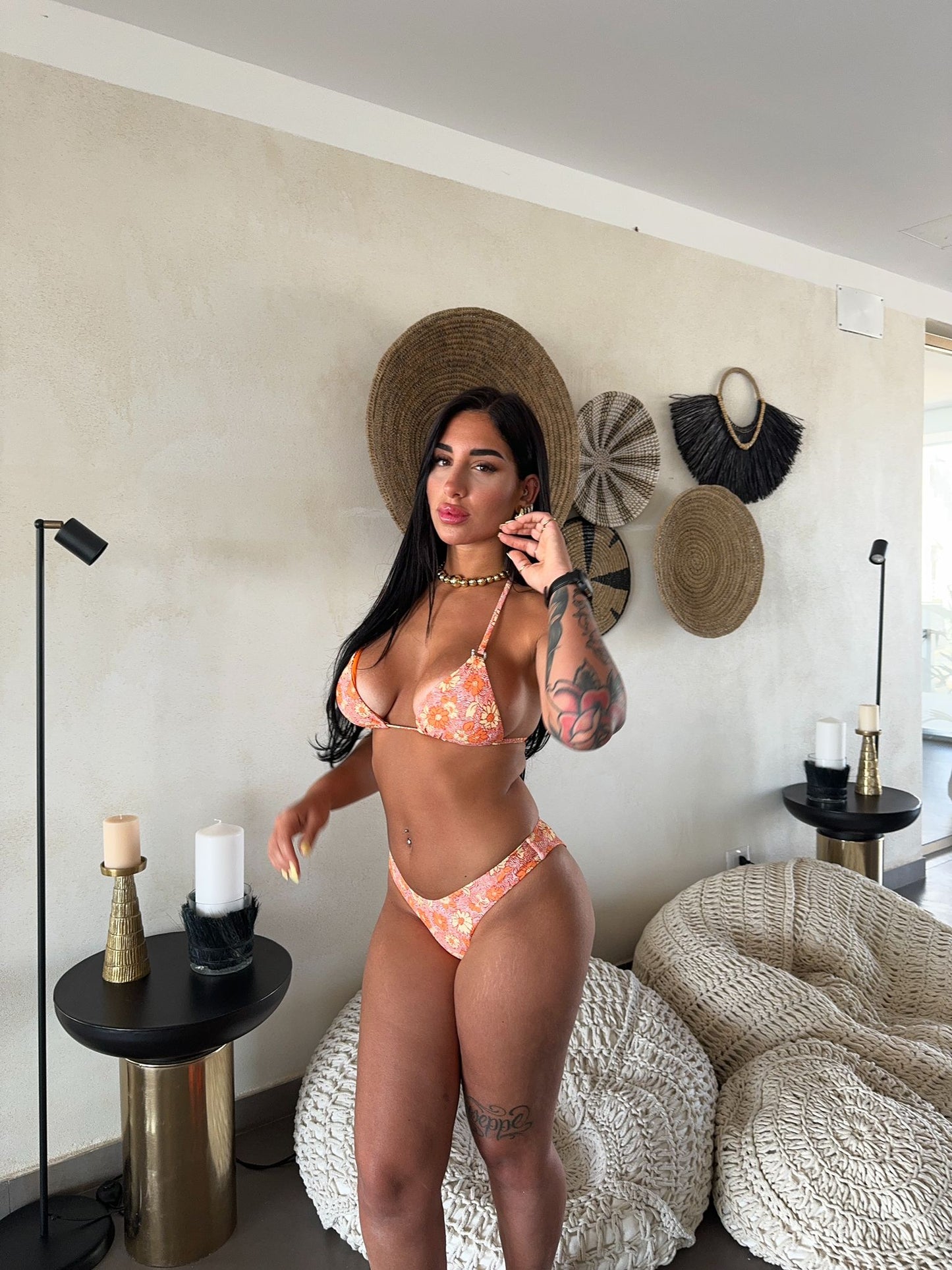 4 PEZZI SUMMER ARANCIONE