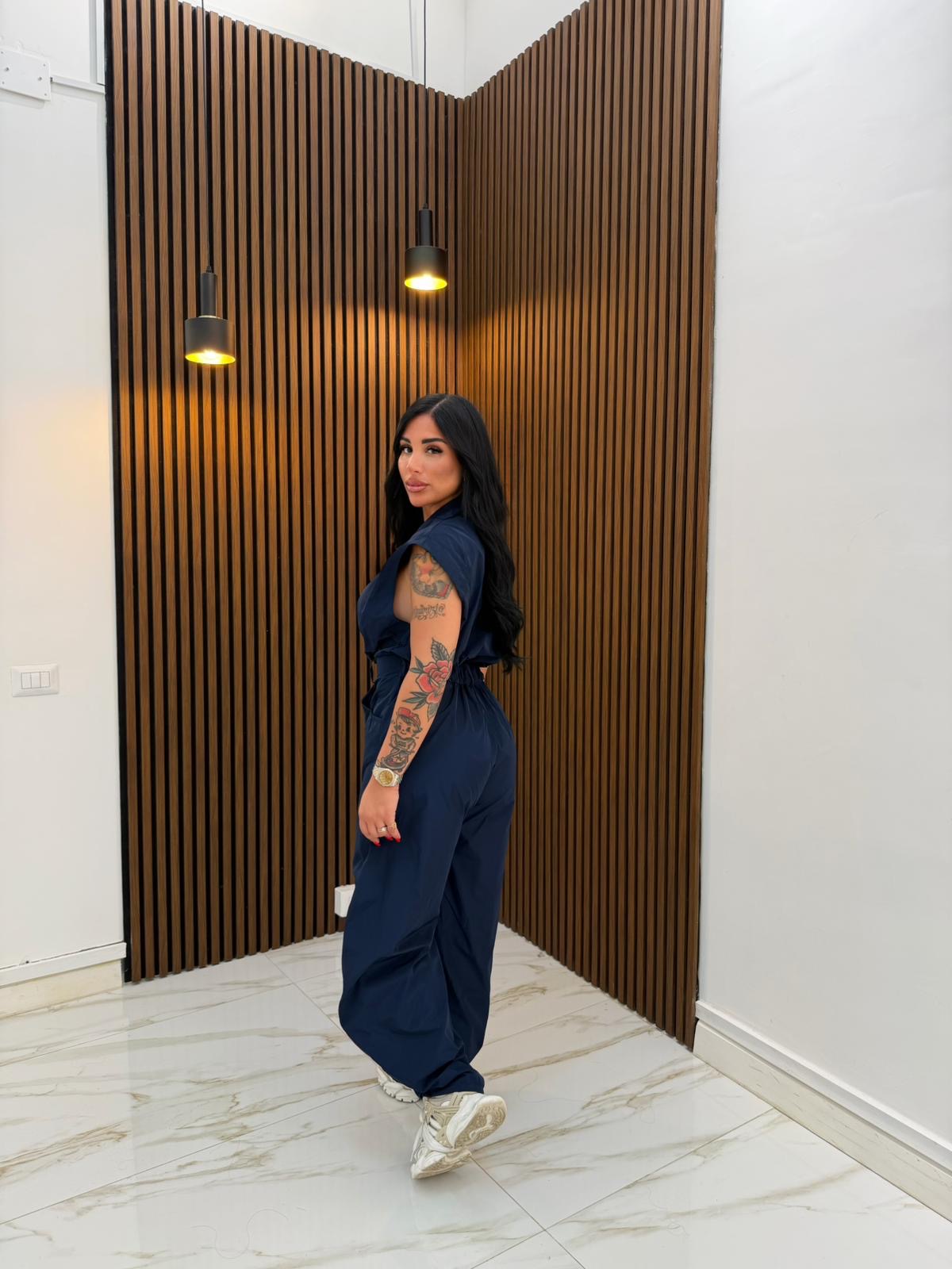 JUMPSUIT TECNO BLU