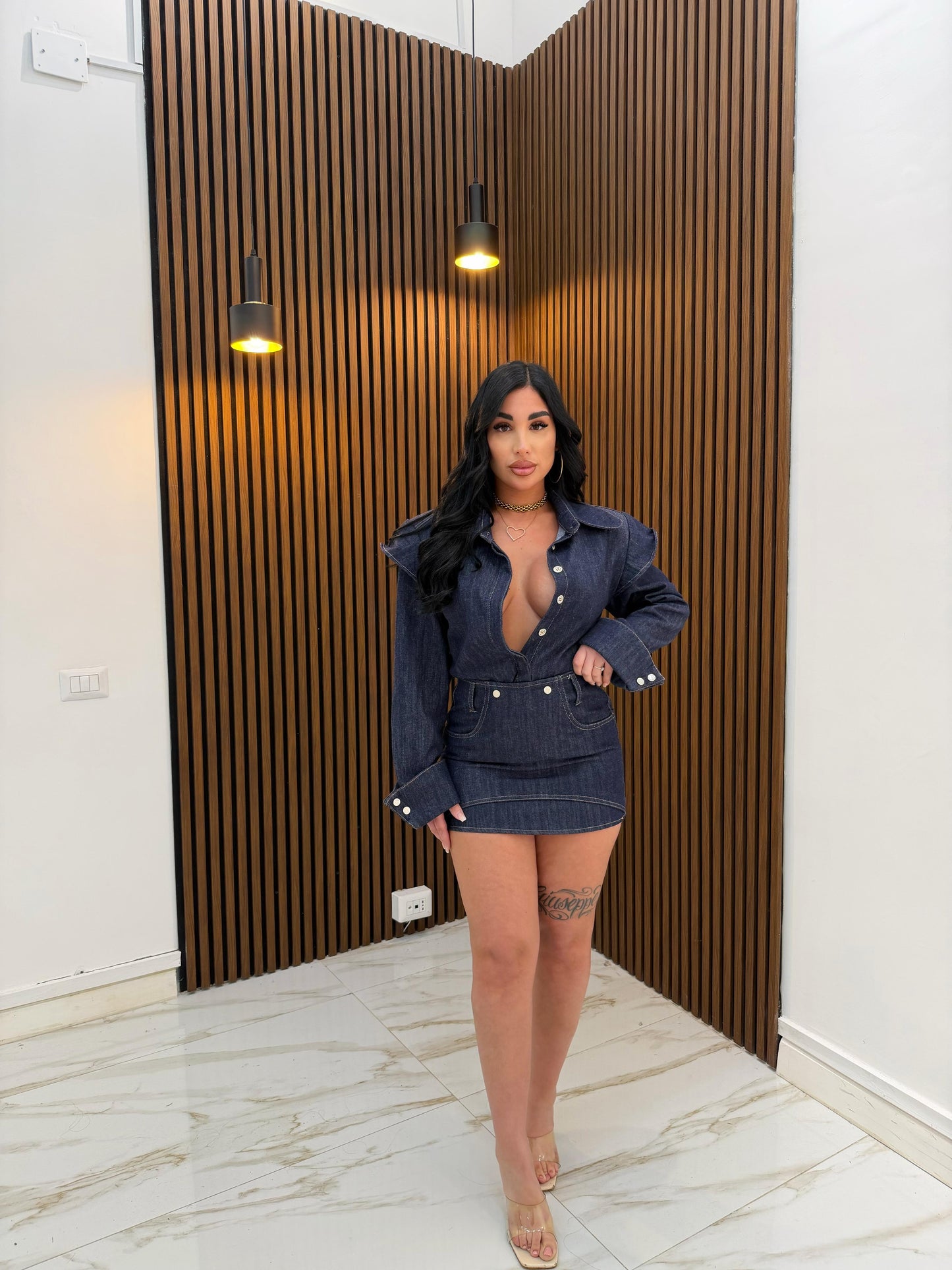 CORDINATO DENIM BLUE