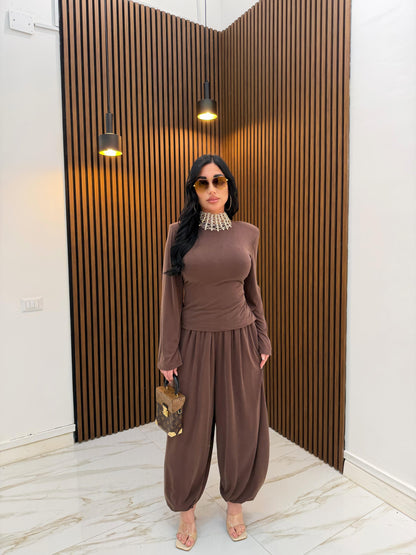 CORDINATO MODULARE MARRONE