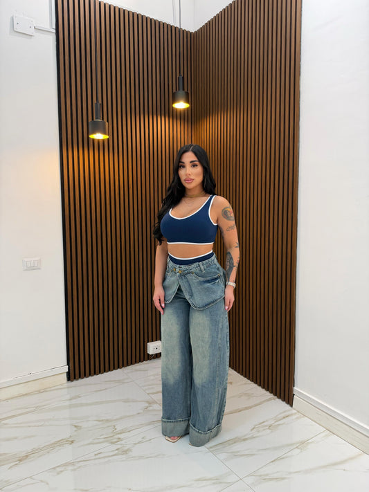 JEANS CON FASCIA