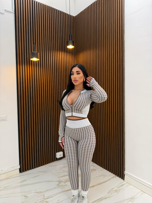 CORDINATO STAR MARRONE