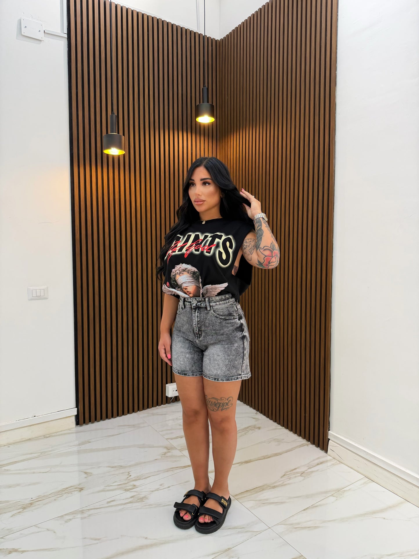 SHORTS FUMÉ