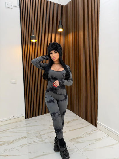 JUMPSUIT SFUMATURE GRIGIO