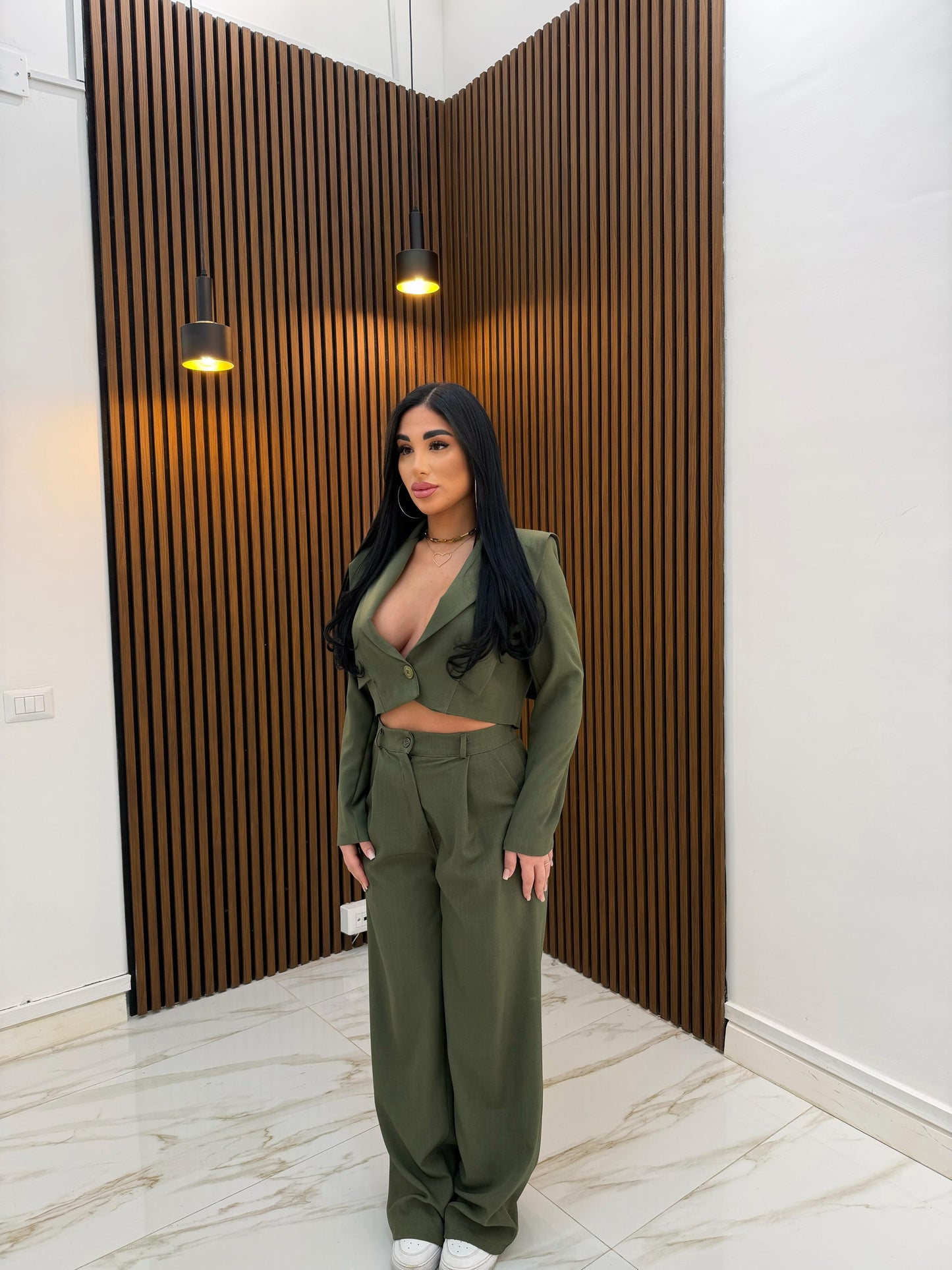 TAILLEUR DAFNE VERDE MILITARE