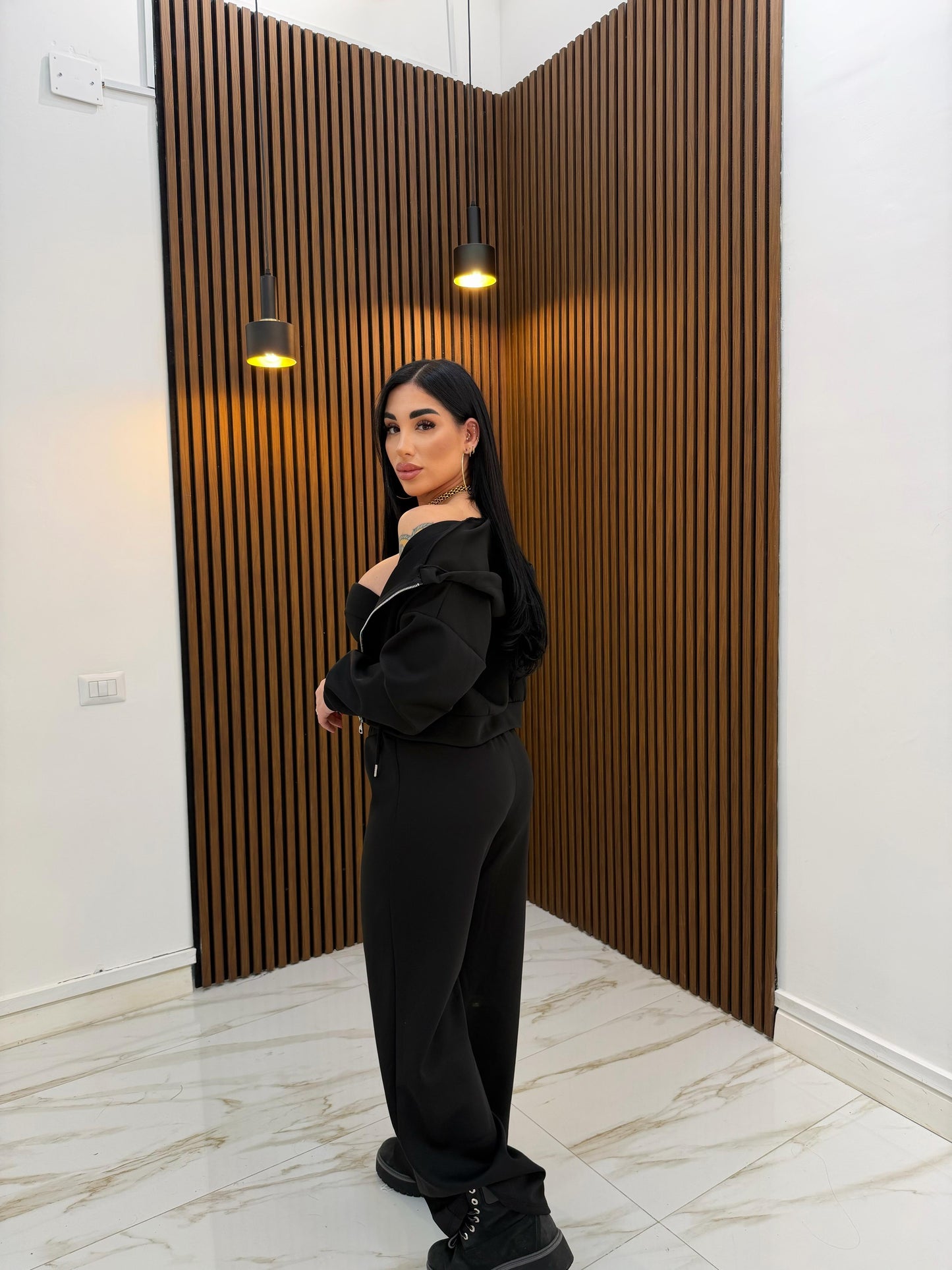 CORDINATO CLARISSA NERO