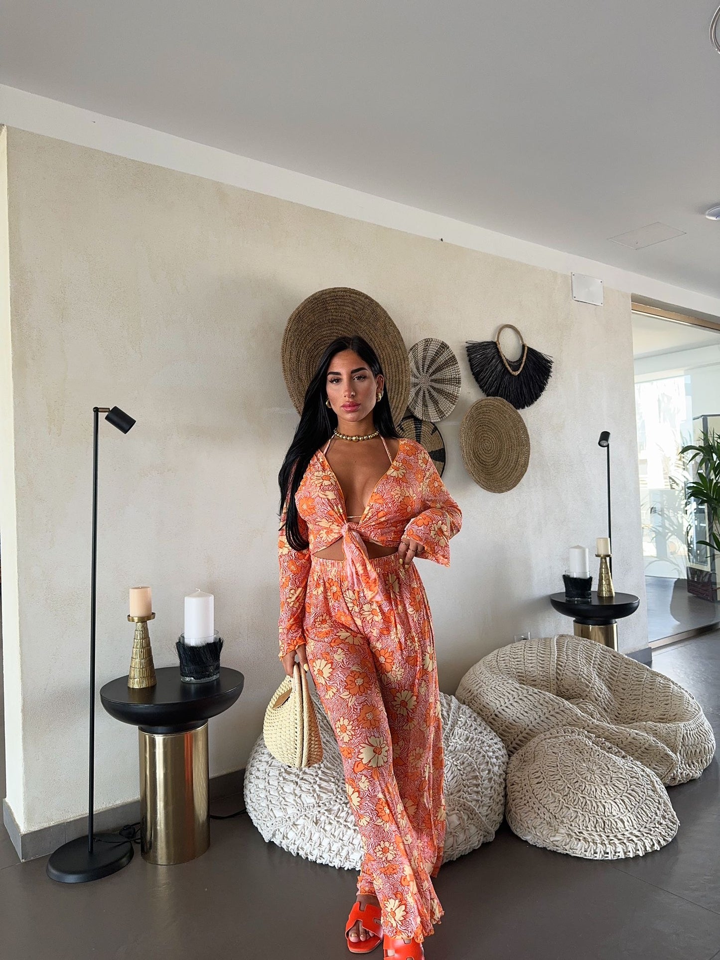 4 PEZZI SUMMER ARANCIONE