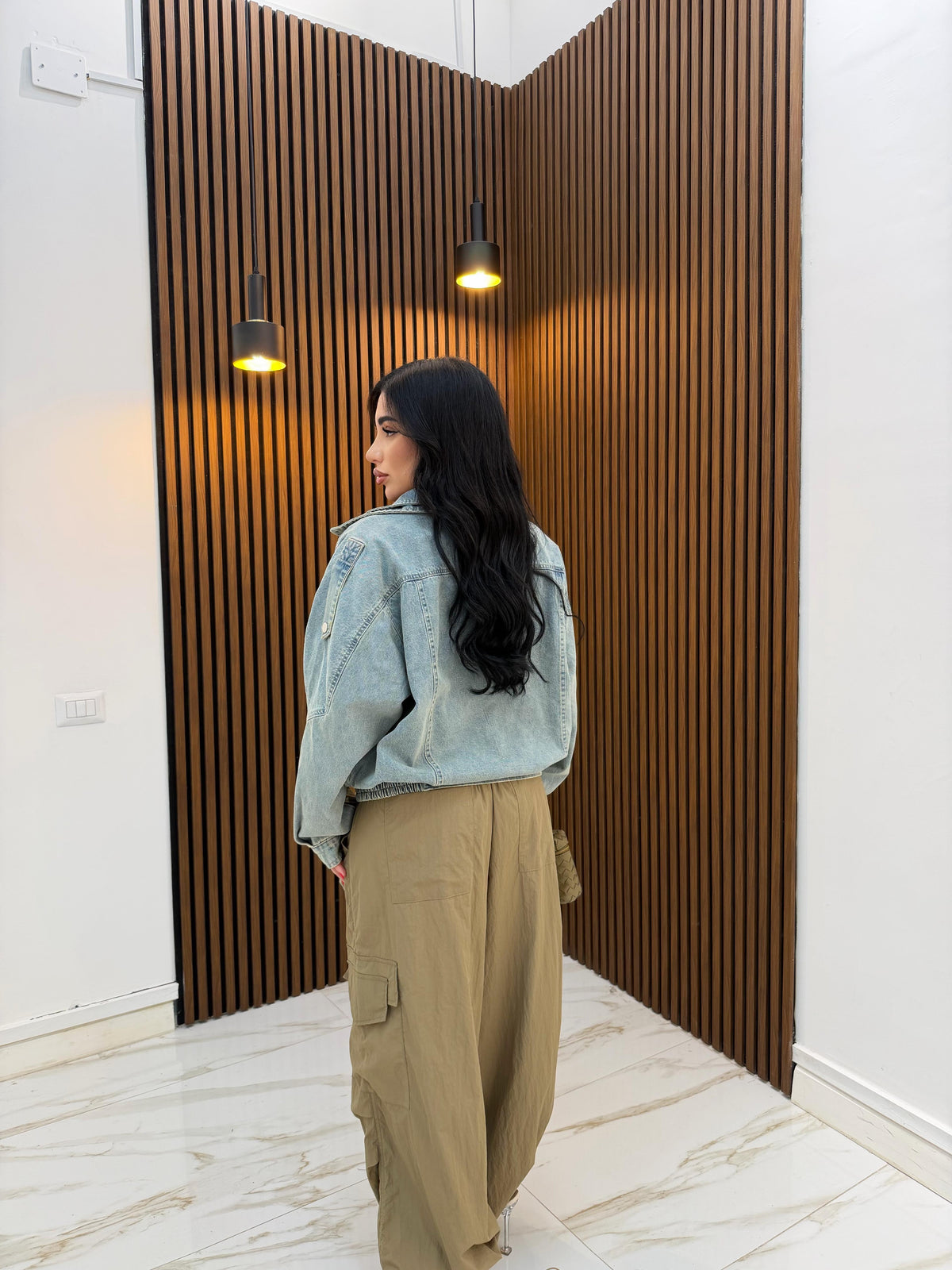 GIACCA IN DENIM CHIARO