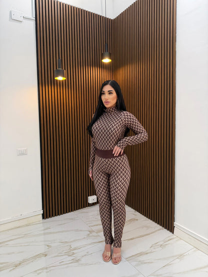 CORDINATO COPY MARRONE