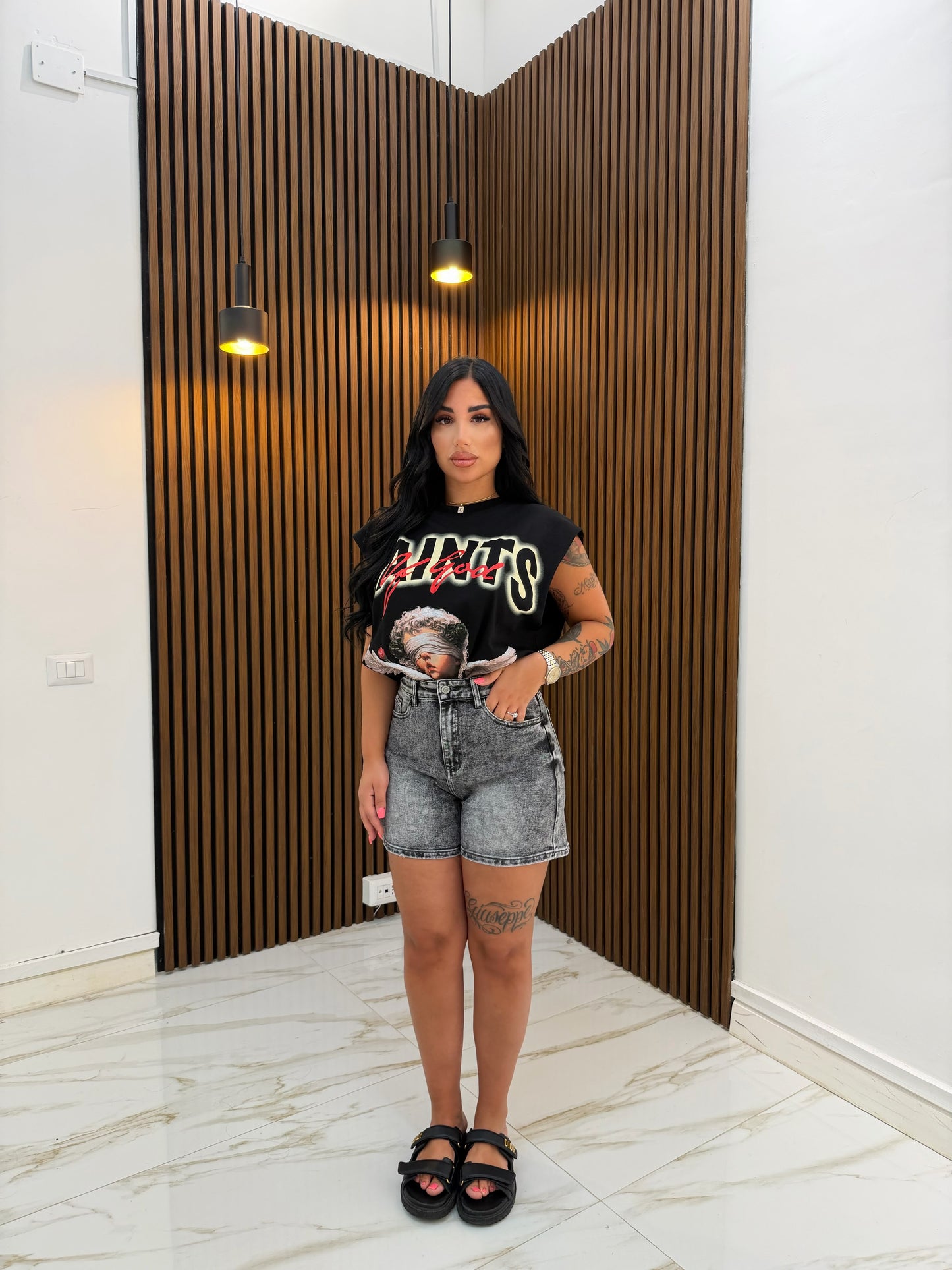 SHORTS FUMÉ