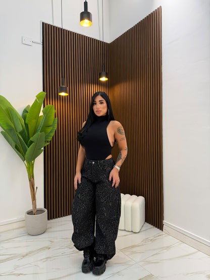 BODY SCOLLO AMERICANO NERO
